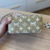 Louis Vuitton Monogram Giant Beach Pouch Green Kaki