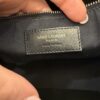 Saint Laurent (YSL) Crinkled Calfskin Matelasse Monogram Medium Niki Chain Satchel Black