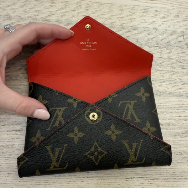 Louis Vuitton Monogram Medium Kirigami Pochette Insert Coquelicot