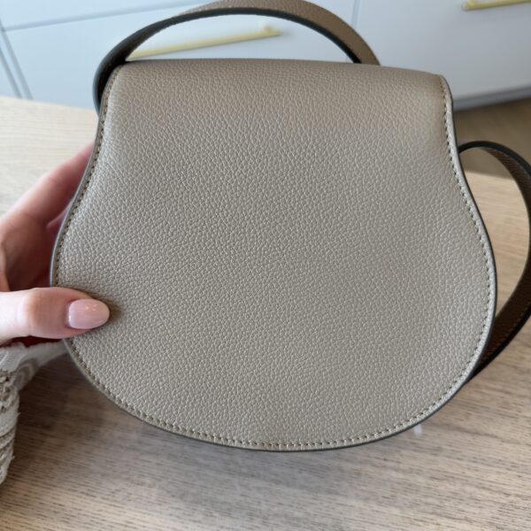 Chloe Chloe Marcie Small Crossbody Bag in Grained Calfskin Boyish Brown