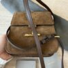 Tom Ford Mini Tara Strap Bag Suede Whiskey