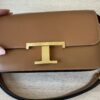 TOD'S Tod's Micro Flap Leather Shoulder Bag Kenia Scuro