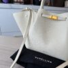 DeMellier Midi New York Leather Tote Bag Ivory
