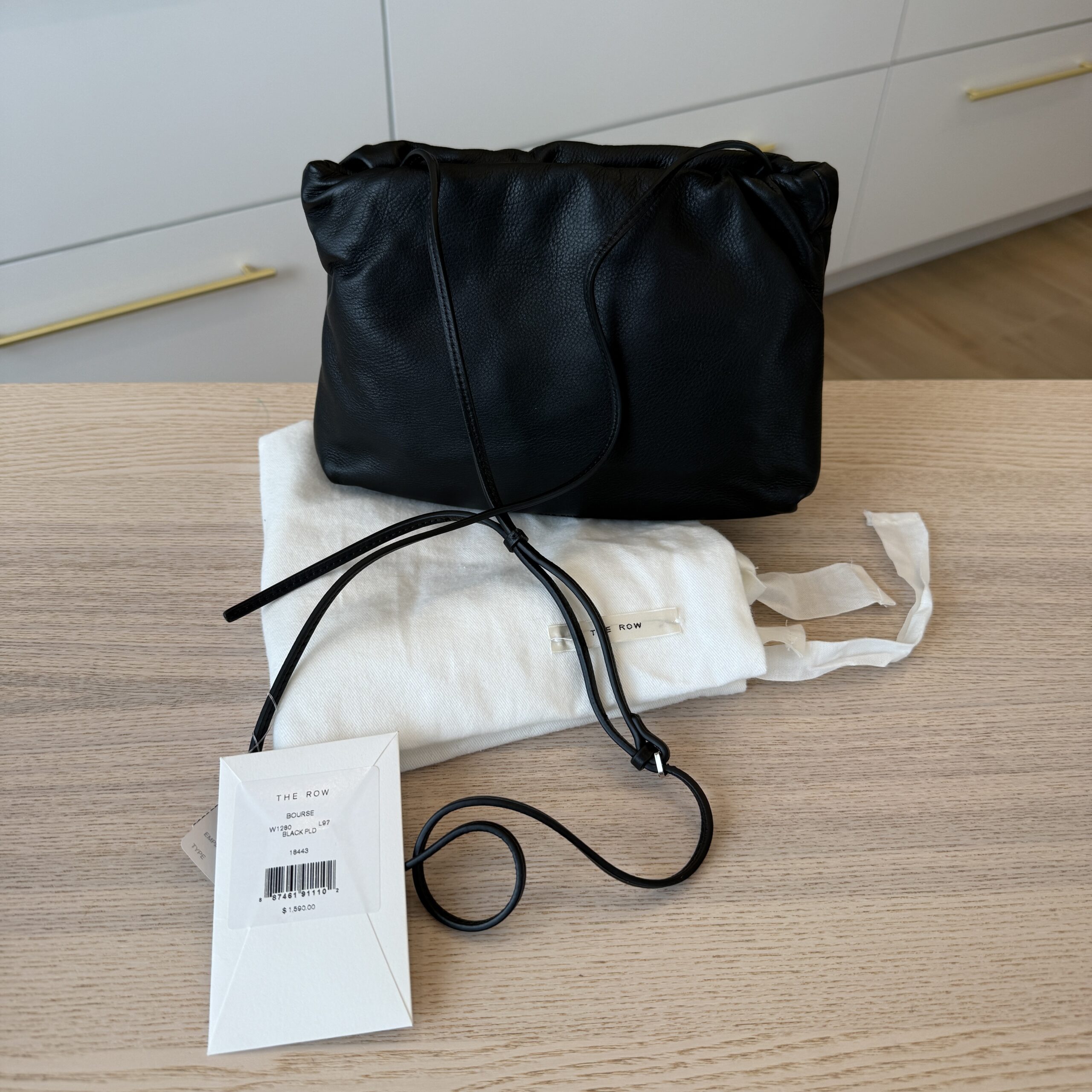 The Row Bourse Bag Black