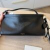Alaia Le Click East West Medium Bag In Leather Black