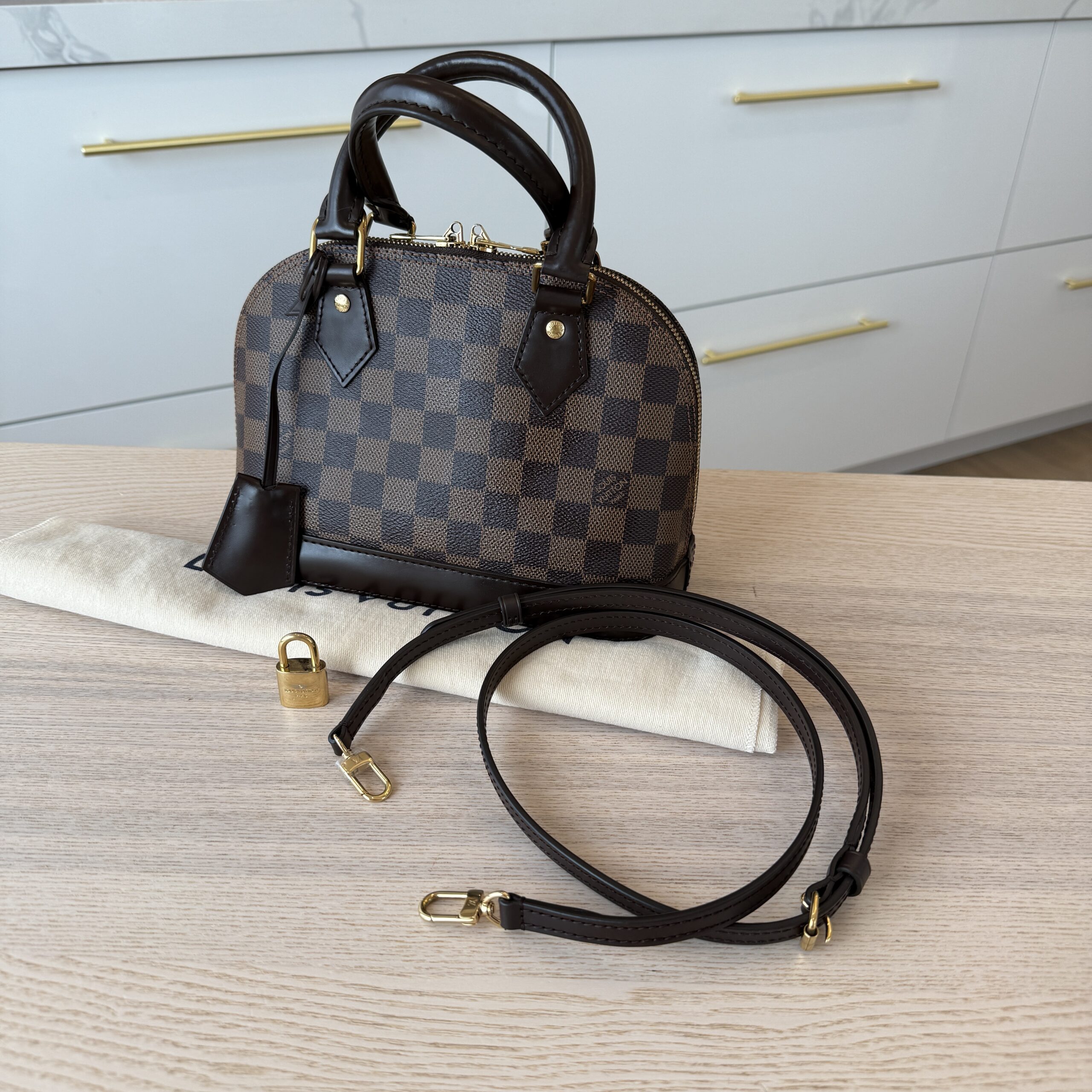 Louis Vuitton Damier Ebene Alma BB