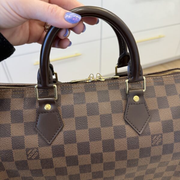 Louis Vuitton Damier Ebene Speedy 30 Bandouliere