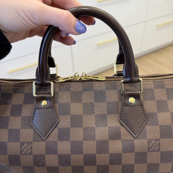 Louis Vuitton Damier Ebene Speedy 30 Bandouliere