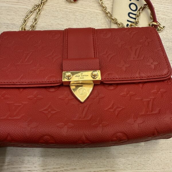 Louis Vuitton Scarlet Monogram Empreinte Leather Saint Sulpice PM Bag