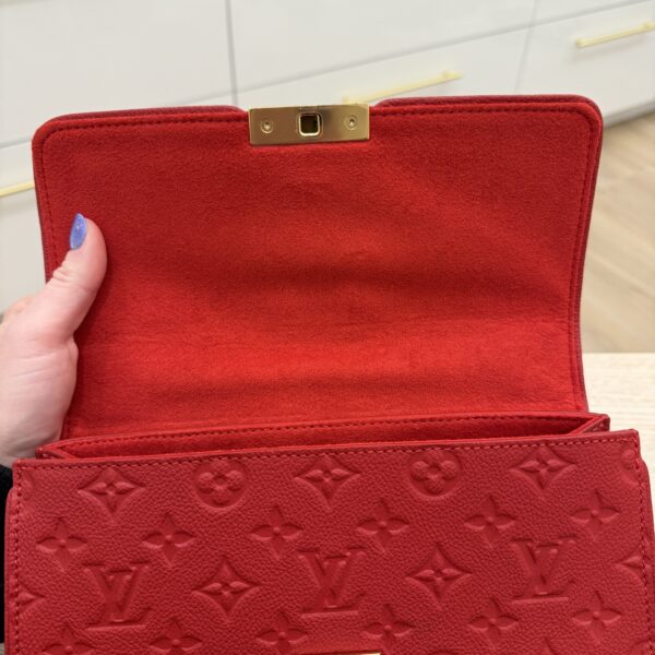 Louis Vuitton Scarlet Monogram Empreinte Leather Saint Sulpice PM Bag