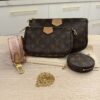 Louis Vuitton Monogram Multi Pochette Accessories Rose