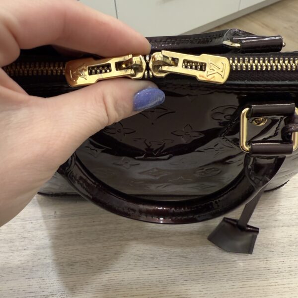 Louis Vuitton Monogram Vernis Alma PM Amarante