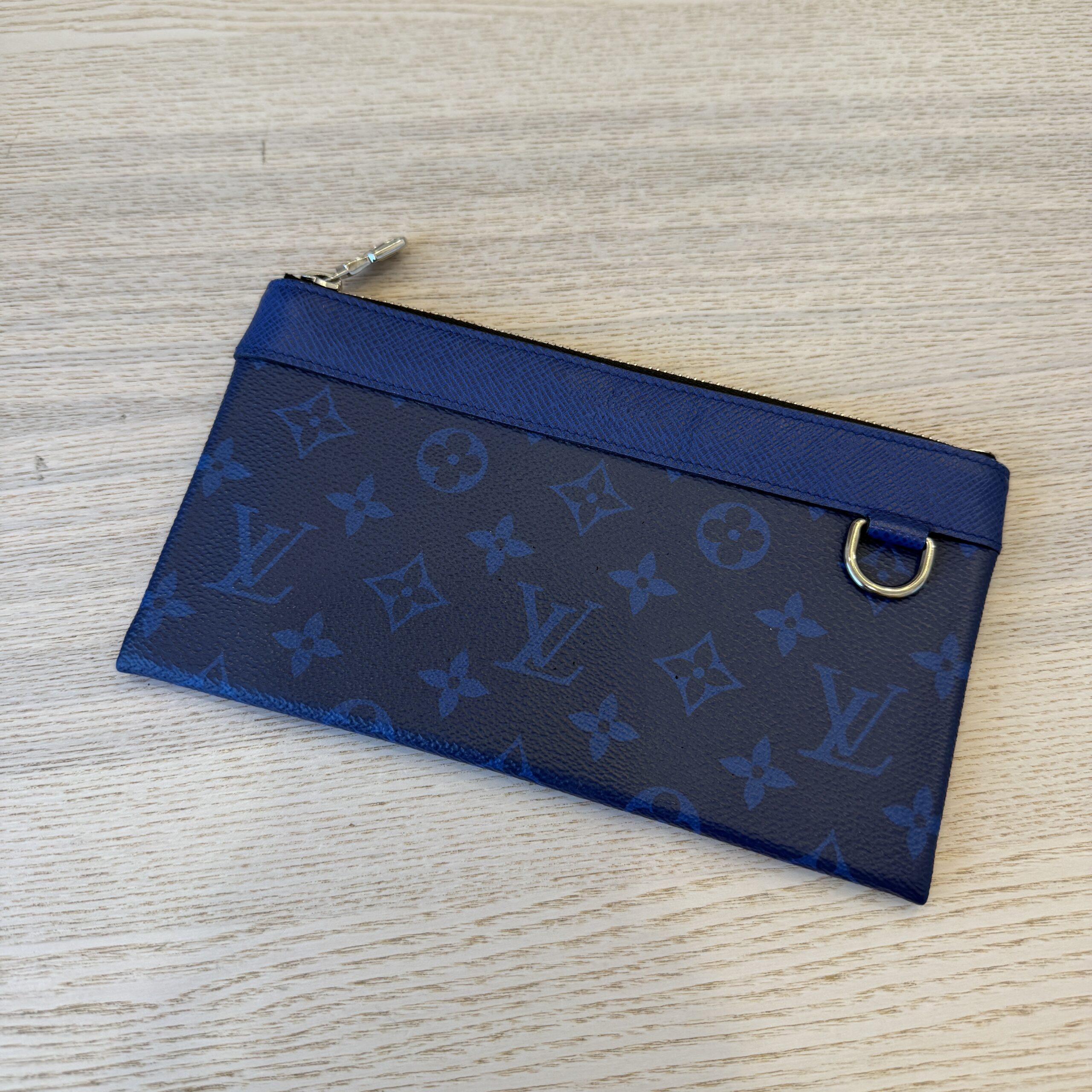 Louis Vuitton Monogram Cobalt Pochette Discovery PM Bag