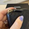 Chanel Caviar Quilted Large Gusset Zip Around Wallet Black