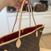 Louis Vuitton Neverfull Bandoulière Inside Out MM Rouge Sari