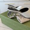 Gucci Women's Interlocking G High Heel Sandals Ivory Size 38.5