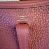 Hermes Taurillon Clemence Evelyne TPM Rouge H