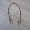 Louis Vuitton Wallet Chain Strap Charm Gold
