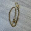 Louis Vuitton Wallet Chain Strap Charm Gold