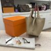 Hermes Taurillon Clemence Picotin Lock 18 PM Trench Gold Hardware