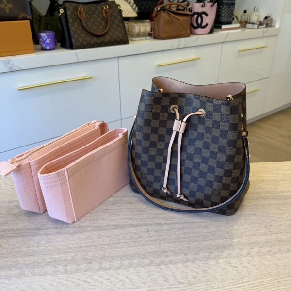 Louis Vuitton Damier Ebene Neonoe MM Venus Pink