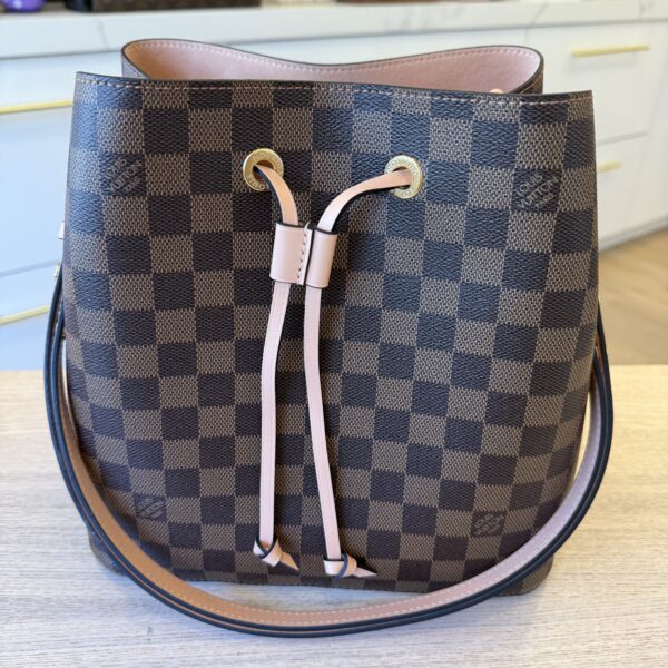 Louis Vuitton Damier Ebene Neonoe MM Venus Pink