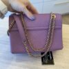 Chanel Lambskin Sleek And Chic Flap Purple