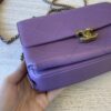 Chanel Lambskin Sleek And Chic Flap Purple