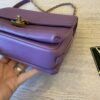 Chanel Lambskin Sleek And Chic Flap Purple