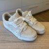 Louis Vuitton Black Monogram Denim Trainer Sneakers 9