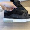 Louis Vuitton Black Monogram Eclipse Trainer Sneakers 9.5