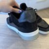 Louis Vuitton Black Monogram Eclipse Trainer Sneakers 9.5