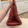 Chanel Glazed Calfskin Quilted Large Just Mademoiselle Bowling Bag Red