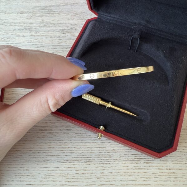 Cartier Love Bracelet, Small Model 17 Gold