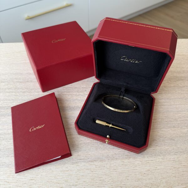 Cartier Love Bracelet, Small Model 17 Gold