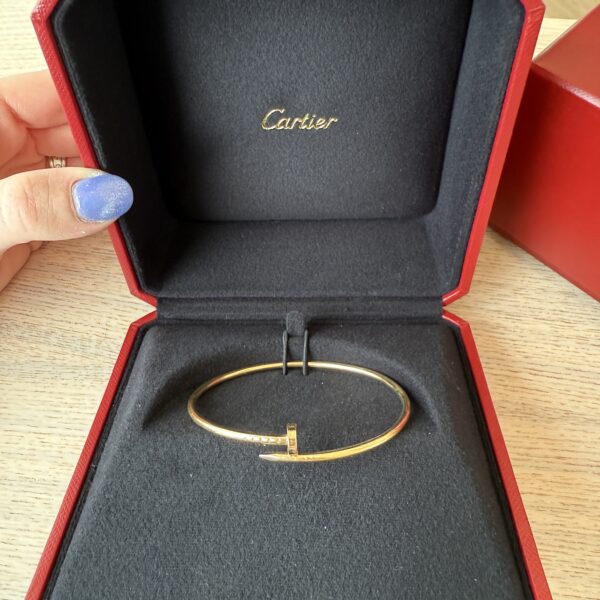 Cartier Juste un Clou Bracelet, Small Model Gold Size 16
