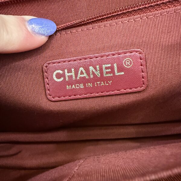 Chanel Quilted Ballerine Flap Bag Black and Navy