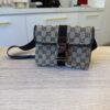 Gucci Monogram Waist Pouch Bag Dark Brown