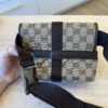 Gucci Monogram Waist Pouch Bag Dark Brown