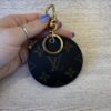 Louis Vuitton Monogram Canvas Reverse Illustre Round Bag Charm And Key Holder