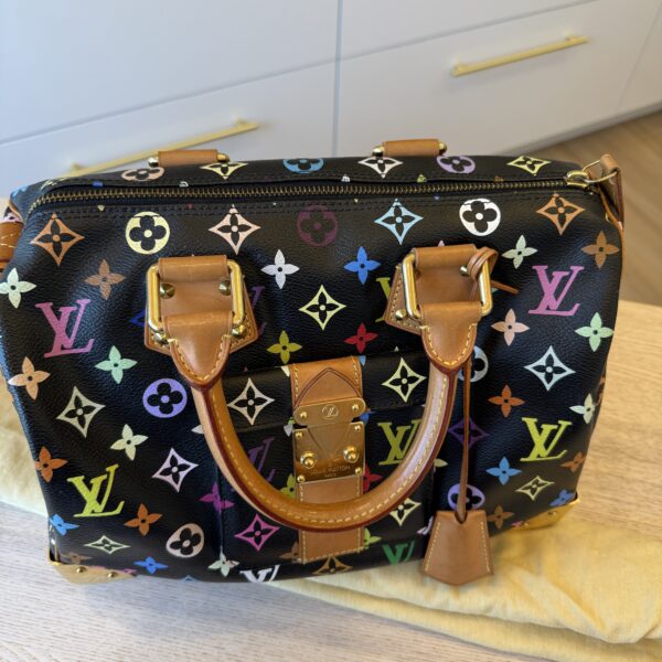 Louis Vuitton Monogram Multicolor Speedy 30 Noir