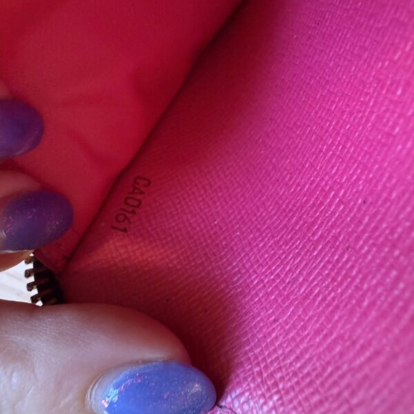 Louis Vuitton Monogram Multicolor Zippy Wallet Noir with Pink Interior