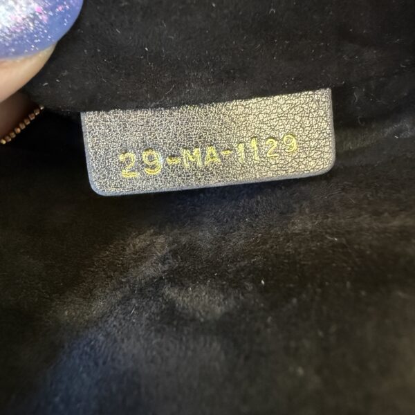 Christian Dior Lambskin Cannage Small Lady Dior Dark Metallic Gold Hardware My ABC Strap