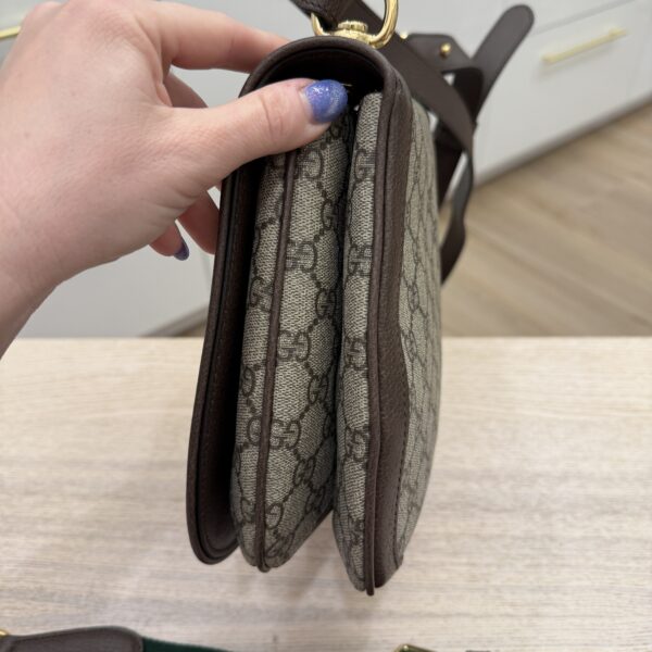 Gucci Blondie NM Flap Bag GG Coated Canvas Medium