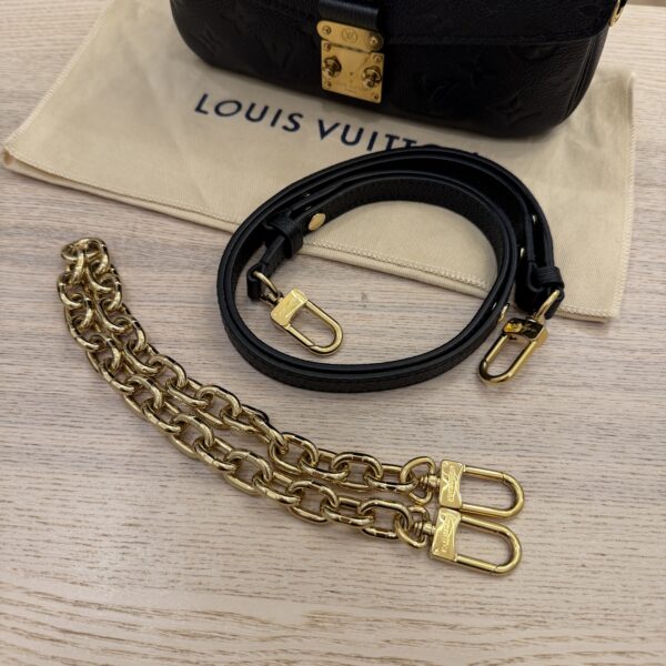 Louis Vuitton Monogram Empreinte Noir Pochette Métis East West