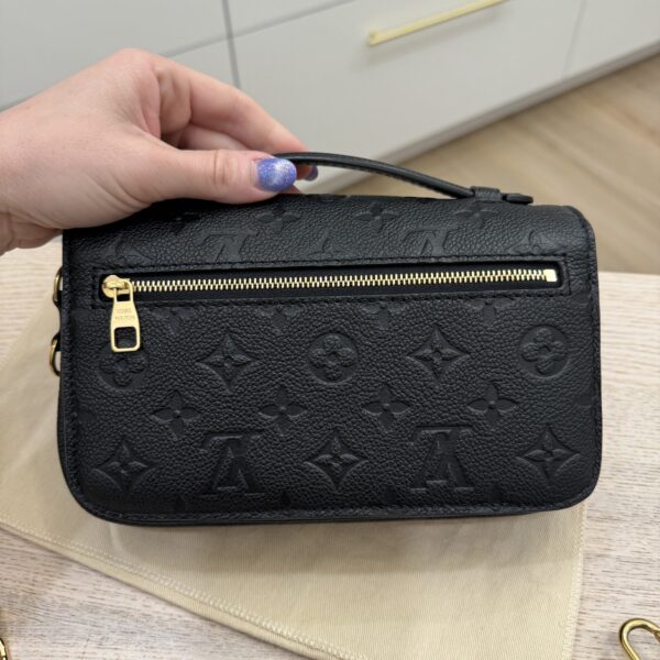 Louis Vuitton Monogram Empreinte Noir Pochette Métis East West