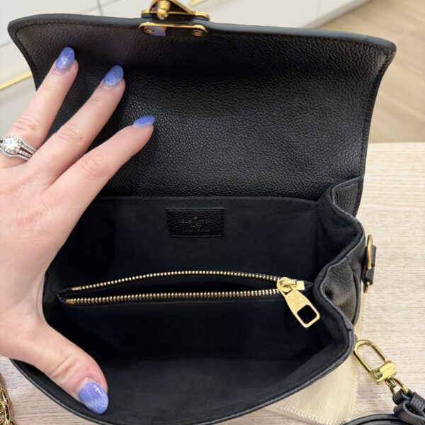 Louis Vuitton Monogram Empreinte Noir Pochette Métis East West