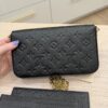 Louis Vuitton Empreinte Pochette Felicie Chain Wallet Noir