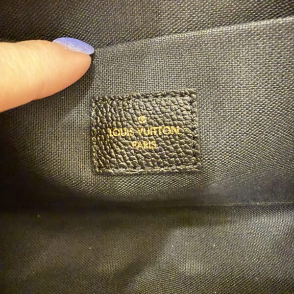 Louis Vuitton Empreinte Pochette Felicie Chain Wallet Noir