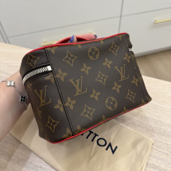 Louis Vuitton Monogram Macassar Nice Mini Rouge
